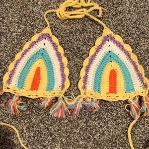 Crochet bra/multicolor
